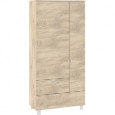 Skapis VEGAS 2D2S, Ozols/Balts